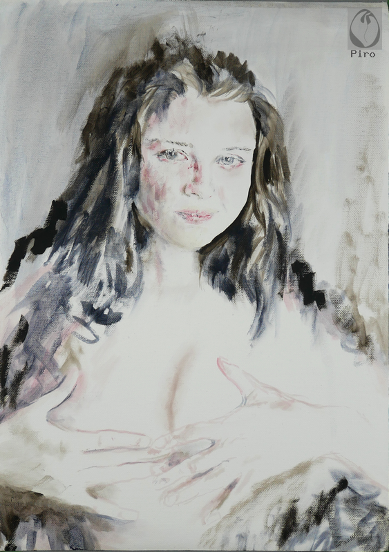 oil on canvas - olio su tela di Piro
